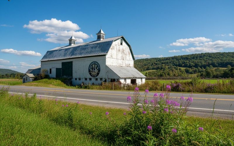 Barn Enlargement detail