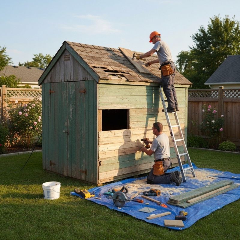 Storage Shed Repair in Kansas City, KS